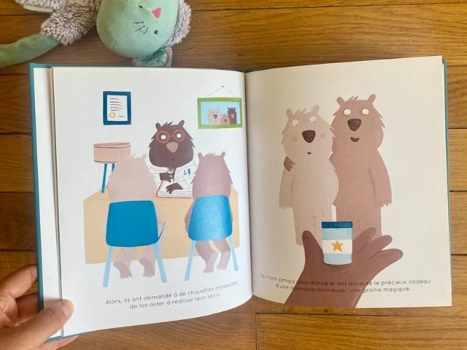 Livre pour expliquer le don de gamètes à un enfant